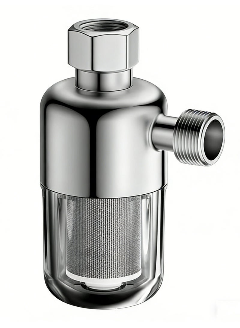 Bathroom Shower Head Pre-Filter,Stainless Steel Home Water Filter – No-Replacement Filter Element,Prevents Impurities, for Water Heater, Washing Machine & Dishwasher - Image 1
